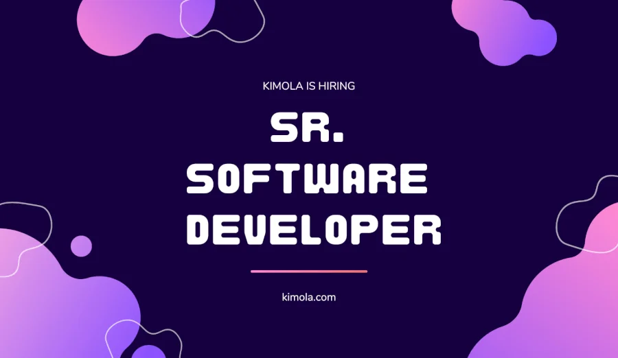 Kimola Careers: Sr. Software Developer