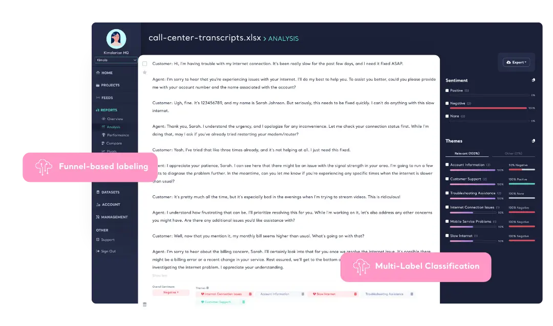 Extract Insights from Customer Conversations