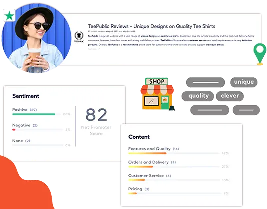 Scrape and analyze Trustpilot Review Analysis