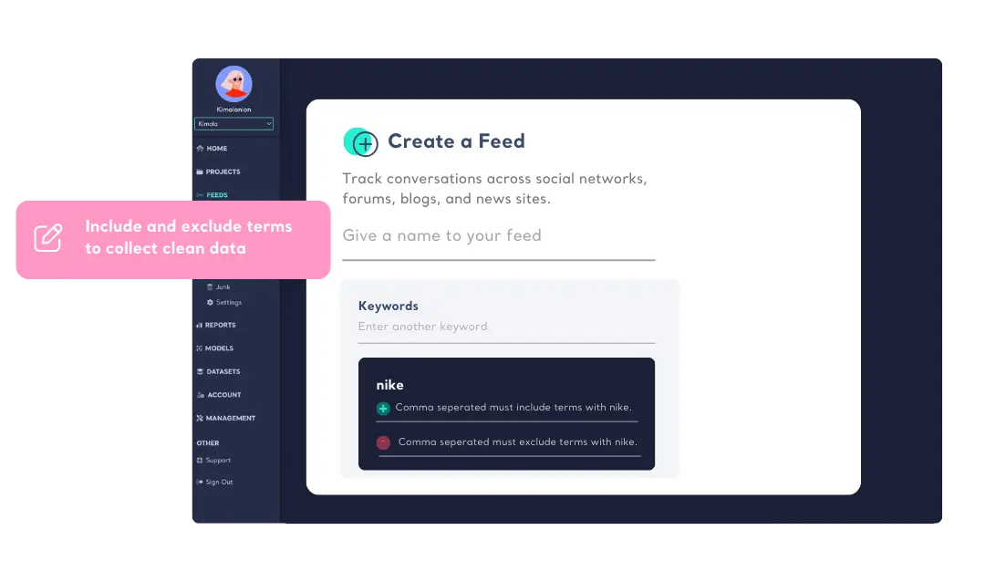 Track What Matters, Ignore the Noise