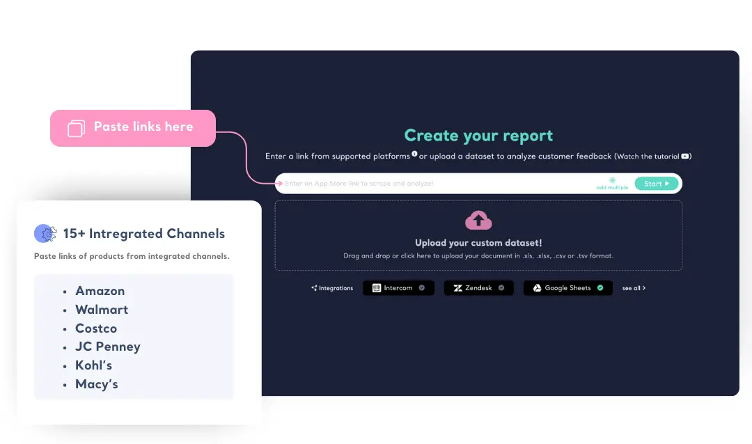 Scrape Reviews by Pasting Links