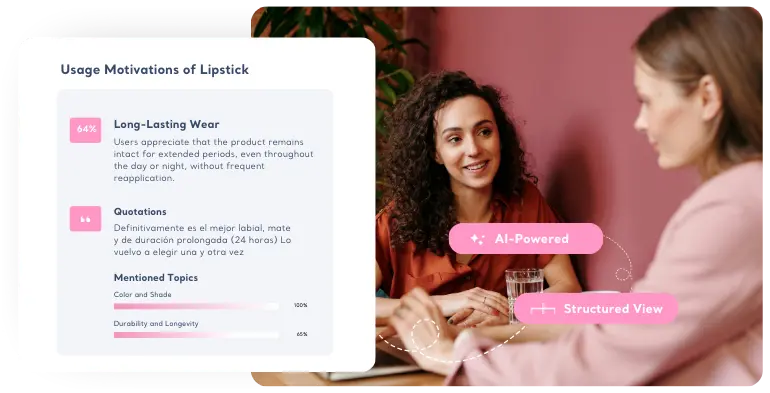 Usage Motivations with Structure