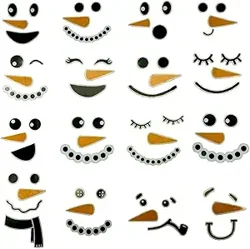 Mixed Reviews on Maydahui Snowman Face Wall Stickers for Christmas Crafts
