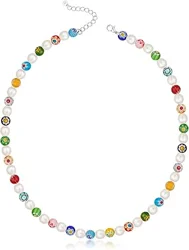 Multi-Color Pearl Necklace: Affordable Elegance and Versatility