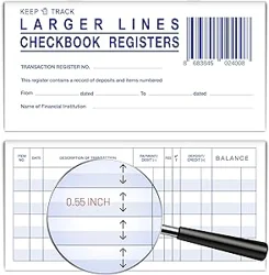 User Feedback on 10 PCS Larger Lines Check Registers: A Practical Financial Tool