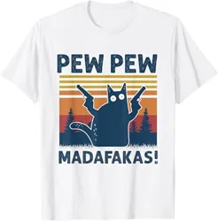 Mixed Reviews for 'Cat Pew Pew Madafakas' T-shirt