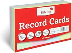 Explore Customer Insights on Silvine A6 Record Cards