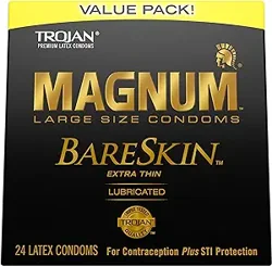 TROJAN Magnum BareSkin Premium Large Condoms: Mixed Customer Feedback