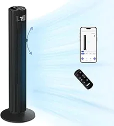 Levoit 25dB Very Quiet Smart Tower Fan: Quiet, Effective, and Sleek