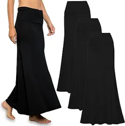 Comfortable and Stretchy Skirts in Various Colors