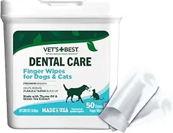 Vet's Best Dental Care Finger Wipes: Mixed Reviews on Effectiveness and Mold Issues