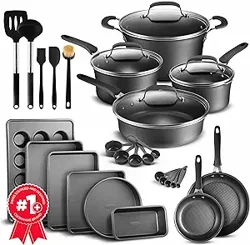 Affordable and High-Quality Cookware Set with Sleek Look