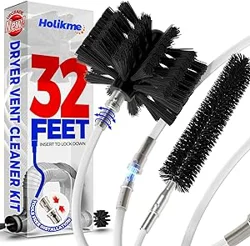 Holikme 32 Feet Dryer Vent Cleaner Kit: Effective, Easy to Use, Flexible