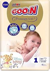 GOO.N Premium Soft Diapers: Absorbent, Soft, and Rash-Preventing