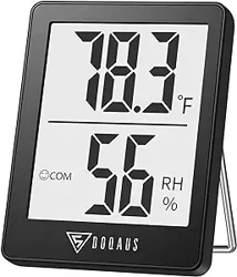 DOQAUS Digital Hygrometer Indoor Thermometer: Compact, Accurate, and Easy to Use