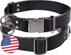 ADITYNA Leather Dog Collar - Durable, Sturdy, and Comfortable for Medium to Large Dogs