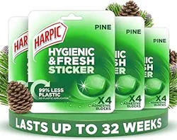 Mixed Customer Opinions on Harpic Hygienic Fresh Sticker Adhesive Toilet Blocks