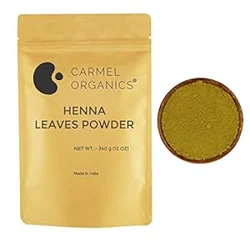 Mixed Reviews for CARMEL ORGANICS Henna Leaves Powder: Natural Color Results vs. Allergic Reactions