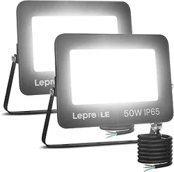 Lepro 50W LED Floodlight: Compact, Bright, and Easy to Install