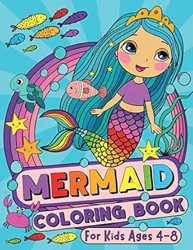 Mermaid Coloring Book for Kids: Cute and Detailed Images for Hours of Fun