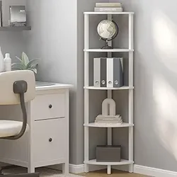 Mixed Reviews on 5-Tier Corner Bookshelf: Aesthetic Appeal vs. Quality Issues