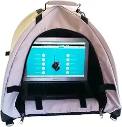 Laptop Tent Sun Shade & Water-Resistant Bag: Portable Solution for Glare-Free Outdoor Work