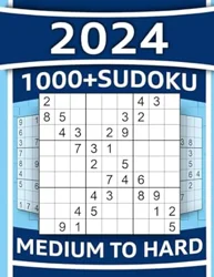 Sudoku Puzzle Book with Mix of Medium and Hard Challenges, Tutorial Section, and Solutions App