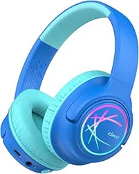 iClever Children's Bluetooth Headphones with LED Lights: Comfortable and Kid-Friendly