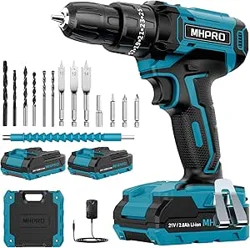 MHPRO 21V Cordless Drill Driver: Powerful, Portable, and Practical for DIY Projects