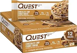 Quest Nutrition Chocolate Chip Cookie Dough Protein Bars: Reviews and Ratings