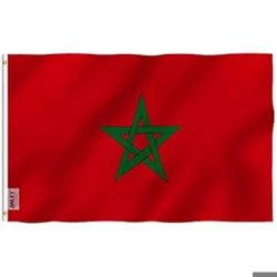 ANLEY Fly Breeze 3x5 Morocco Flag - Vibrant Colors, Good Quality, Ideal Size