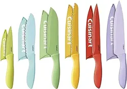 Colorful and Sharp Ceramic Coated Knives for Effortless Cutting
