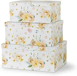 Soul & Lane Decorative Cardboard Boxes: Sturdy, Attractive Storage Solutions