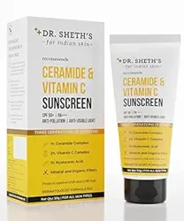Mixed Reviews for Dr. Sheth's Ceramide & Vitamin C Sunscreen SPF 50+ PA+++