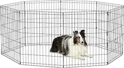 New World Pet Products 30” Metal Dog Exercise Pen: Sturdy, Versatile, and Secure