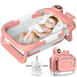 Collapsible Baby Bathtub: Convenient & Functional for New Parents