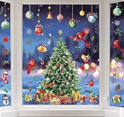 Whaline Christmas Window Clings: Aesthetic Appeal vs. Adhesion Issues