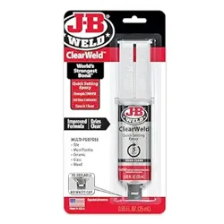 Mixed Customer Sentiment for J-B Weld 50112 ClearWeld 5 Minute Set Epoxy Syringe