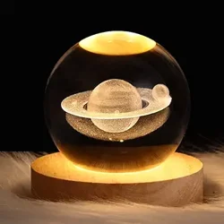 Mixed Reviews on 3D Saturn Crystal Ball Night Light Quality and Size