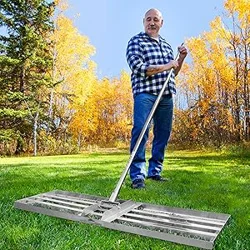 Superior Lawn Leveling Rake 36''x10'' - Rake of Choice for Sturdiness and Effectiveness