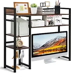 Desktop Bookshelf: Easy Assembly, Sturdy Design, Maximized Space