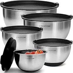Positive Feedback for Priority Chef Mixing Bowls Set with Lids