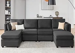 WETRUE Modular Sectional Sofa: Versatile, Easy Assembly, Comfortable, with Storage