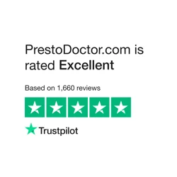 Positive Reviews Highlighting Fast, Efficient, and Professional Service at PrestoDoctor.com