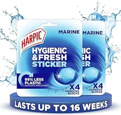 Harpic Hygienic Fresh Sticker Toilet Blocks - Customer Reviews Summary