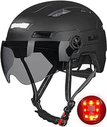 ILM Adult Bike Helmet with USB Rechargeable LED Lights: Mixed Reviews Summary