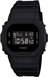 Casio Men's DW5600BB-1 Black Resin Quartz Watch: Durable, Sleek, and Functional