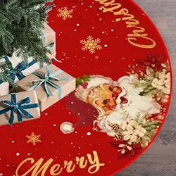 Comprehensive Review Analysis of Vintage Santa Christmas Tree Skirt