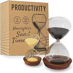 Enhance Productivity with Decorative Hourglass Sand Timer Set