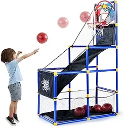 JOYIN Arcade Basketball Game Set - Entertaining and Easy to Use for Kids Under 10